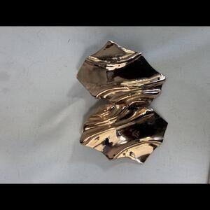 18k Rose Gold Abstract Earrings